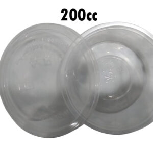 Clear Hummus Cup 200cc Diamond