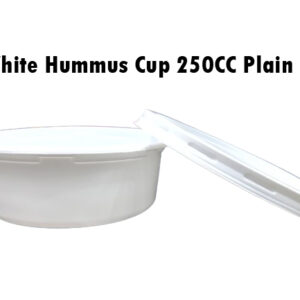 White Hummus Cup 250CC Plain
