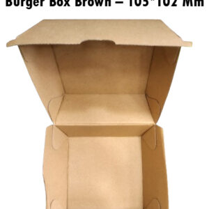 Burger Box Brown - 105*102 Mm