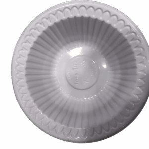 Plastic Soup Bowl Round White Big