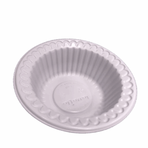 Plastic Soup Bowl Round White Small