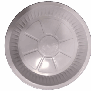 Plastic Plate Round White No:22