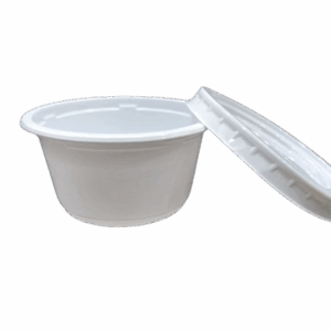 White Sauce Cup 2 Oz"+Lid