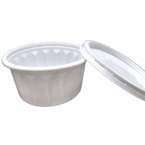 White Hummus Cup 350CC Diamond