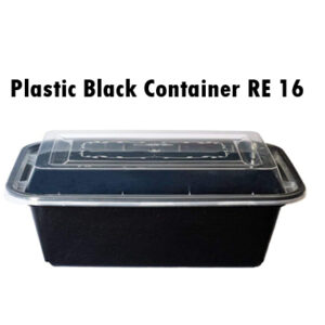 Plastic Black Container RE 16