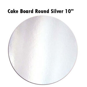 Cake Board Round Silver 10"